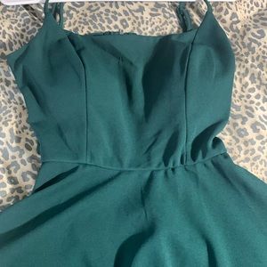 hoco dress size medium emerald green